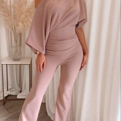 Women Rag and Doll  | Lottie Jumpsuit Dusky Pink