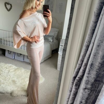 Women Rag and Doll  | Lottie Jumpsuit Pink Glitter