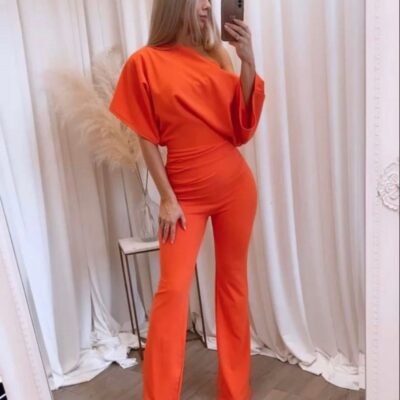 Women Rag and Doll  | Lottie Jumpsuit Orange